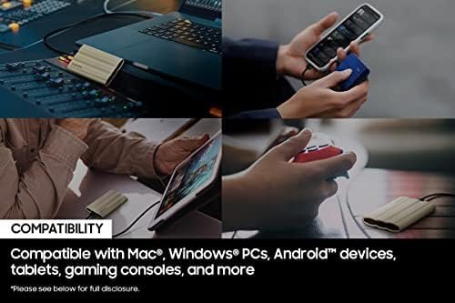 SAMSUNG T7 Shield 2TB, Portable SSD, up to 1050MB/s, USB 3.2 Gen2, Rugged, - Image 2