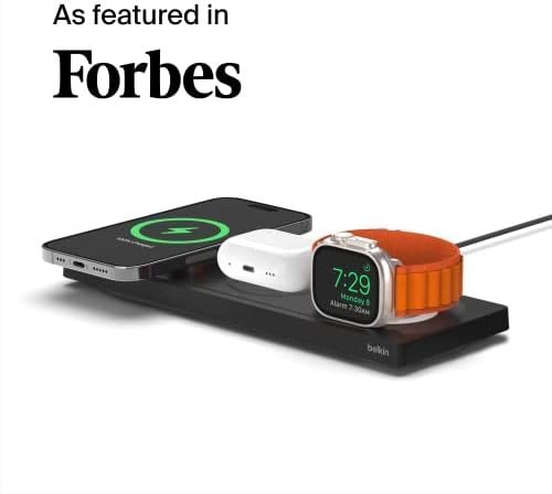 Belkin MagSafe 3-in-1 Fast Wireless Charging Pad for Apple Watch, iPhone 15 - Image 2