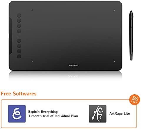 XPPen Deco 01 V2 Graphics Tablet 10x6.25 Inch Drawing Tablet 8192 Levels - Image 2