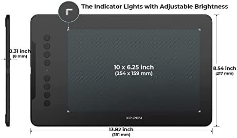 XPPen Deco 01 V2 Graphics Tablet 10x6.25 Inch Drawing Tablet 8192 Levels - Image 3