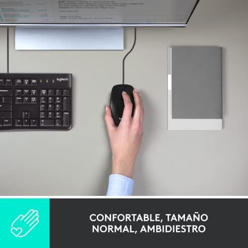 Logitech M100 Corded Mouse – Wired USB Mouse for Computers and Laptops - Image 2