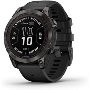 Garmin fēnix 7 Pro Sapphire Solar, Multisport GPS Smartwatch, Built-in