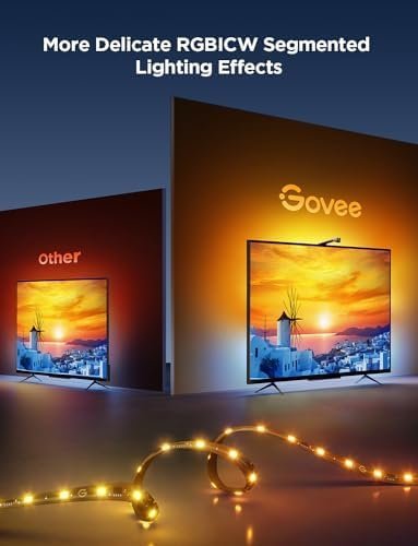 Govee TV Backlight 3 Lite with Fish-Eye Correction Function Sync to 55-65 Inch - Image 3