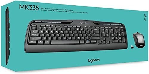 Logitech MK335 Wireless Keyboard and Mouse Combo - Black/Silver - Image 8