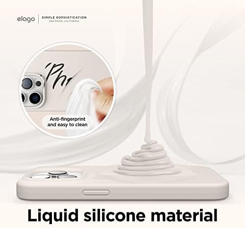 elago Compatible with iPhone 14 Case, Liquid Silicone Case, Full Body Protective - Image 4