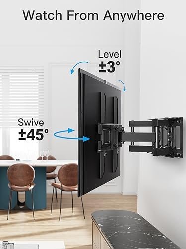 Pipishell TV Wall Mount for 26-65 inch LED LCD OLED 4K TVs up to 99lbs, Full - Image 7