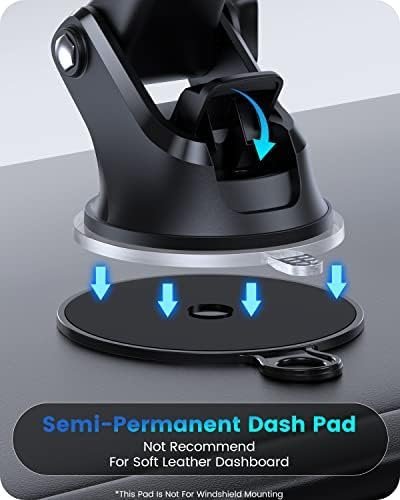 OQTIQ 3-in-1 Suction Cup Phone Holder for Windshield/Dashboard/Air Vent - Image 5