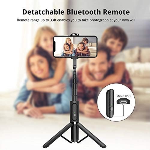 ATUMTEK Selfie Stick Tripod, Extendable 3 in 1 Aluminum Selfie Stick - Image 4