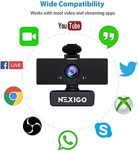 NexiGo N60 1080P Webcam with Microphone, Adjustable FOV, Zoom, Software Control - Image 8