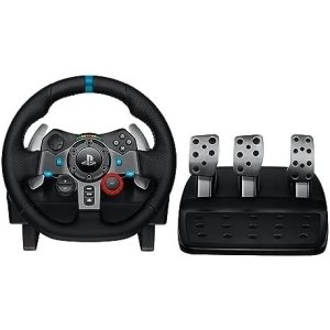 Logitech G29 Driving Force Racing Wheel and Floor Pedals, Real Force Feedback