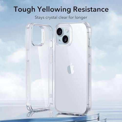 ESR Clear Case for iPhone 15 Case, Shockproof Thin Cover, Yellowing-Resistant - Image 3
