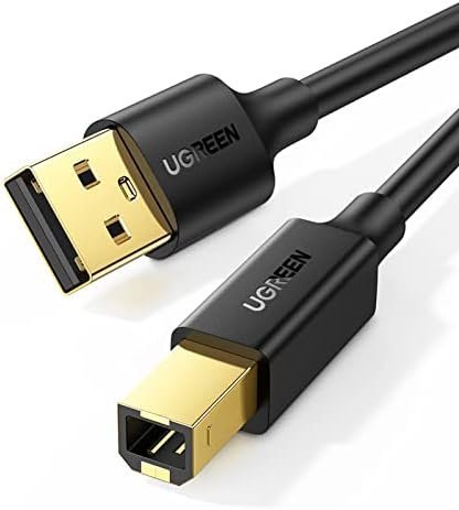 UGREEN USB Printer Cable - USB A to B Cable, 2.0 USB B Cable High-Speed Printer