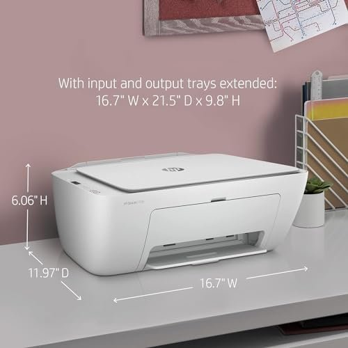 HP DeskJet 2734e Wireless Color All-in-One Printer with 3 Months Free Ink - Image 2