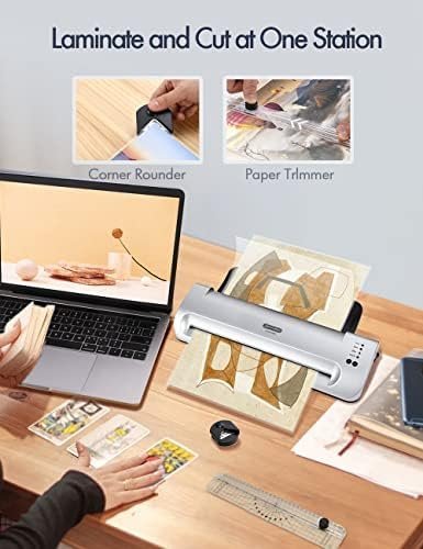 Laminator Machine, SINOPUREN 13-inch Thermal Laminator, with Paper Trimmer - Image 5