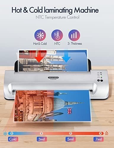 Laminator Machine, SINOPUREN 13-inch Thermal Laminator, with Paper Trimmer - Image 8