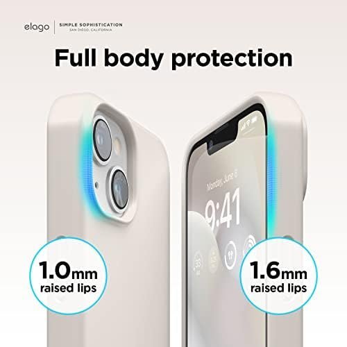 elago Compatible with iPhone 14 Case, Liquid Silicone Case, Full Body Protective - Image 6