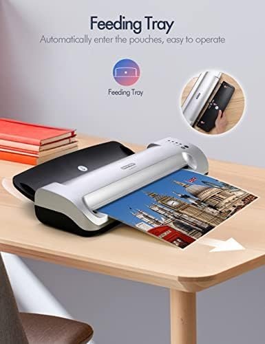 Laminator Machine, SINOPUREN 13-inch Thermal Laminator, with Paper Trimmer - Image 2
