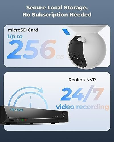 REOLINK E1 Outdoor Plug-in WiFi Security Camera, 5MP HD PTZ Camera for Home - Image 7