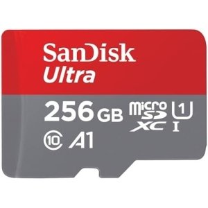 SanDisk 256GB Ultra microSDXC UHS-I Memory Card with Adapter - Up to 150MB/s