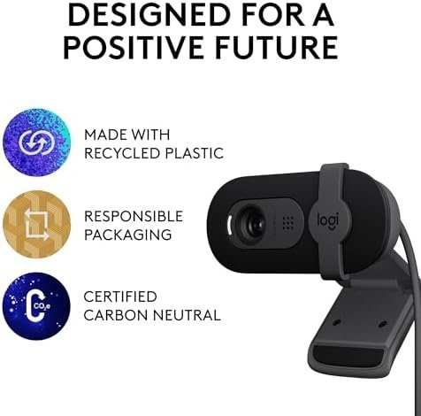 Logitech Brio 101 Full HD 1080p Webcam Made for Meetings and Works - Image 9