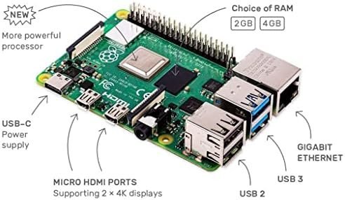 Raspberry Pi 4 Computer Model B 8GB Single Board Computer Suitable for Building - Image 2