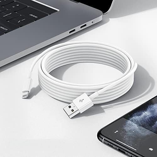 QZIIW Apple MFI Certified iPhone Charger Cable 6 Ft, 2Pack Extra Long USB - Image 6