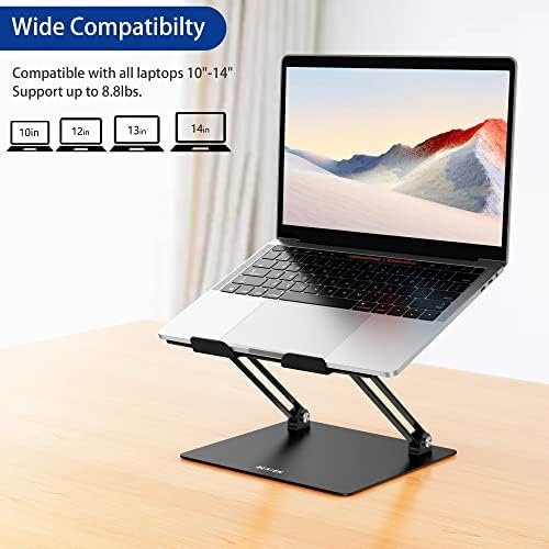 BESIGN LS10 Aluminum Laptop Stand, Ergonomic Adjustable Notebook Riser Holder - Image 3