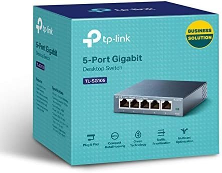 TP-Link TL-SG105, 5 Port Gigabit Unmanaged Ethernet Switch, Network Hub - Image 6