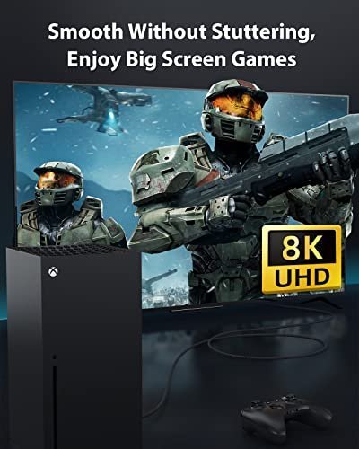 Stouchi 8K HDMI Cables 2-Pack 6FT, (Certified) 48Gbps Ultra High Speed HDMI 2.1 - Image 4