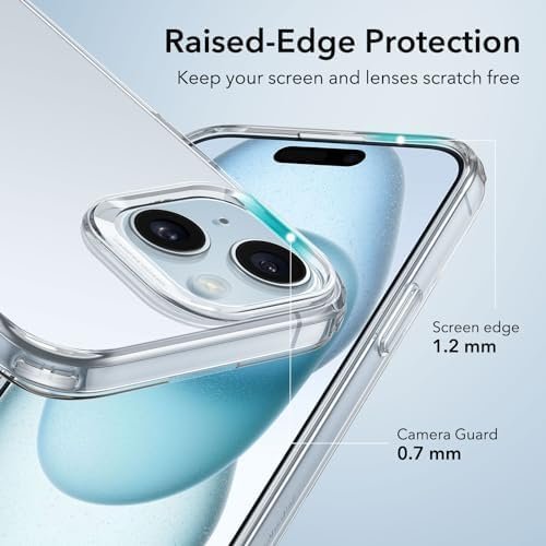 ESR Clear Case for iPhone 15 Case, Shockproof Thin Cover, Yellowing-Resistant - Image 5