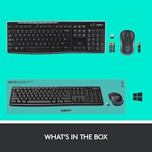 Logitech MK270 Wireless Keyboard And Mouse Combo For Windows, 2.4 GHz Wireless - Image 9