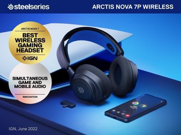 SteelSeries Arctis Nova 7P Wireless Multi-Platform Gaming & Mobile Headset - Image 3