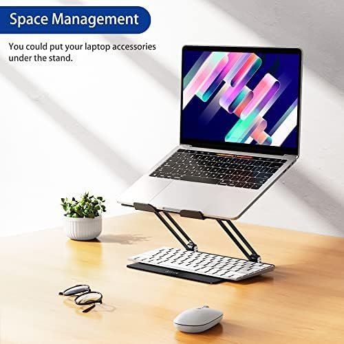 BESIGN LS10 Aluminum Laptop Stand, Ergonomic Adjustable Notebook Riser Holder - Image 9