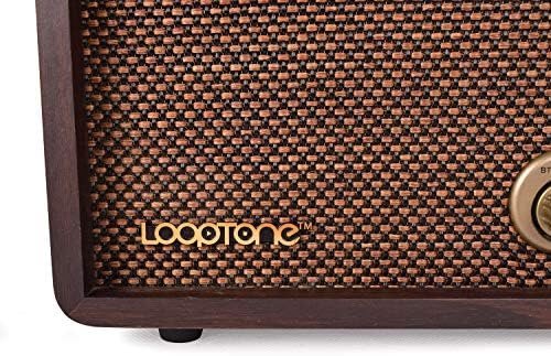 LoopTone FM AM Radio Retro Wood Radio with Bluetooth Play Mp3 - Image 7