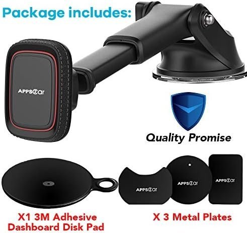 APPS2Car Magnetic Phone Car Mount, Universal Dashboard Windshield - Image 6