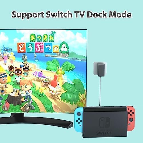 Switch Charger for Nintendo Switch, AC Power Adapter with 5Ft Charger - Image 2