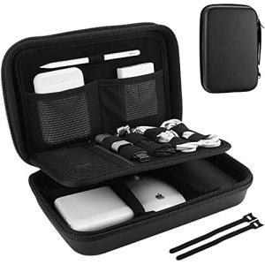 ProCase Hard Travel Electronic Organizer Case for MacBook Power Adapter Chargers