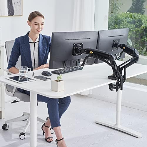 NB North Bayou Dual Monitor Desk Mount Stand Full Motion Swivel Computer Monitor - Image 2