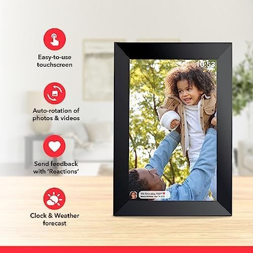 FRAMEO 10.1 Inch Smart WiFi Digital Photo Frame 1280x800 IPS LCD Touch Screen - Image 5