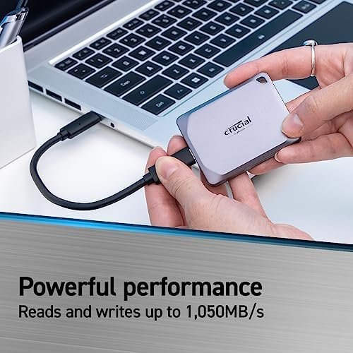 Crucial X9 Pro 1TB Portable SSD - Up to 1050MB/s Read and Write - Image 2