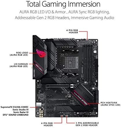 Asus ROG Strix B550-F Gaming WiFi II AMD AM4 (3rd Gen Ryzen) ATX Motherboard - Image 3