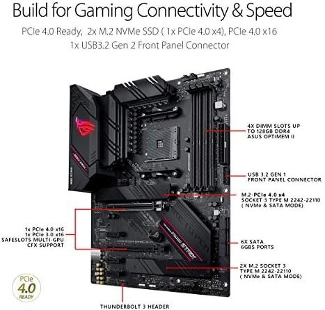 Asus ROG Strix B550-F Gaming WiFi II AMD AM4 (3rd Gen Ryzen) ATX Motherboard - Image 4