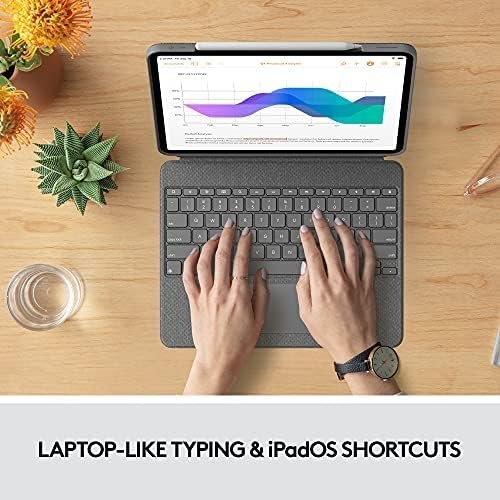 Logitech Combo Touch iPad Pro 12.9-inch (5th, 6th gen - 2021, 2022) Keyboard - Image 10