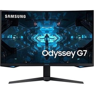 SAMSUNG 27" Odyssey G7 Series WQHD (2560x1440) Gaming Monitor, 240Hz, Curved