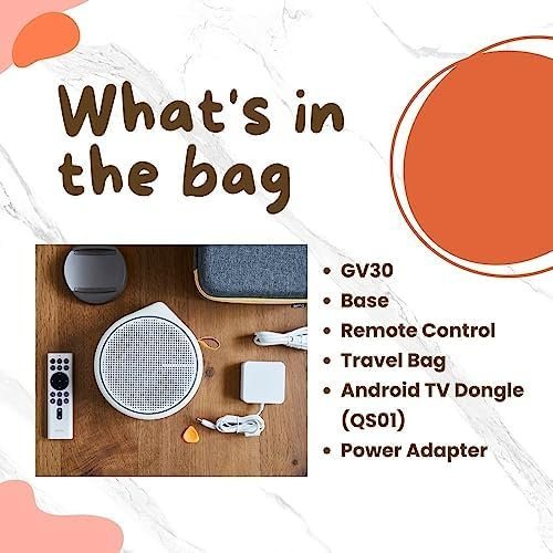 BenQ GV30 LED Portable Ceiling Projector with 135˚ Rotating Angle Projection - Image 4