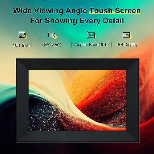 UCMDA Digital Photo Frame - 10.1 inch Smart WiFi Cloud Digital Picture Frame - Image 2