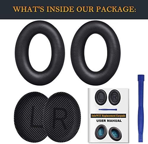 SoloWIT Replacement Earpads Cushions for Bose QuietComfort 35 (QC35) & Quiet - Image 6