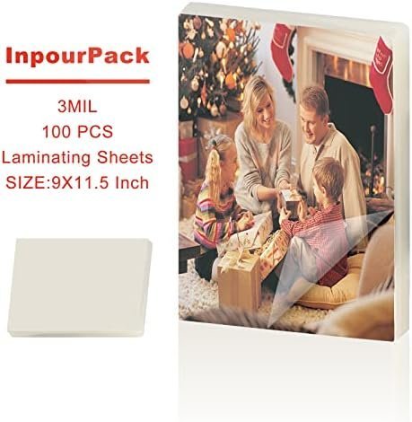 InpourPack Laminating Pouches, 3 Mil Clear Thermal Laminating - Image 2