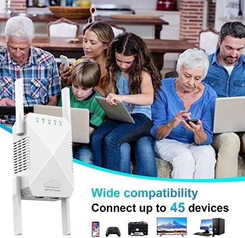 WiFi Extender, 2023 Fastest WiFi Booster 1200Mbps Dual Band (5GHz/2.4GHz) WiFi - Image 4