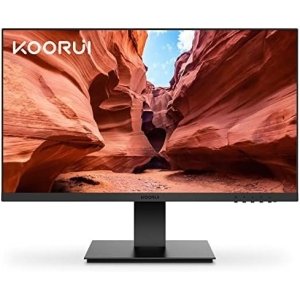 KOORUI 24 Inch Monitor, Full HD 1080p VA LED Computer Monitor, 75Hz FHD 1920 x